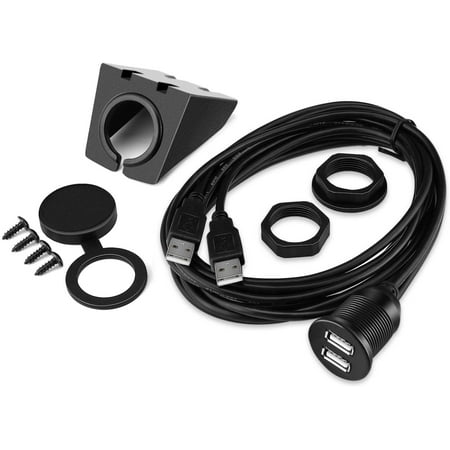 Calvas 1m 2m Sound Extension Cable For Laptop Dash Board Multifunction Socket Panel USB 2.0 Car Male To Female Square Round Charging Color: Square 2m Calvas 1m 2m Sound Extension Cable For Laptop Dash Board Multifunction Socket Panel USB 2.0 Car Male To Female Square Round Charging Color: Square 2m